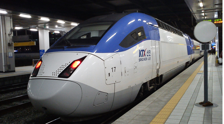 قطار ktx در کره 
